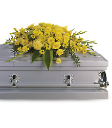 Graceful Grandeur Casket Spray from McIntire Florist in Fulton, Missouri